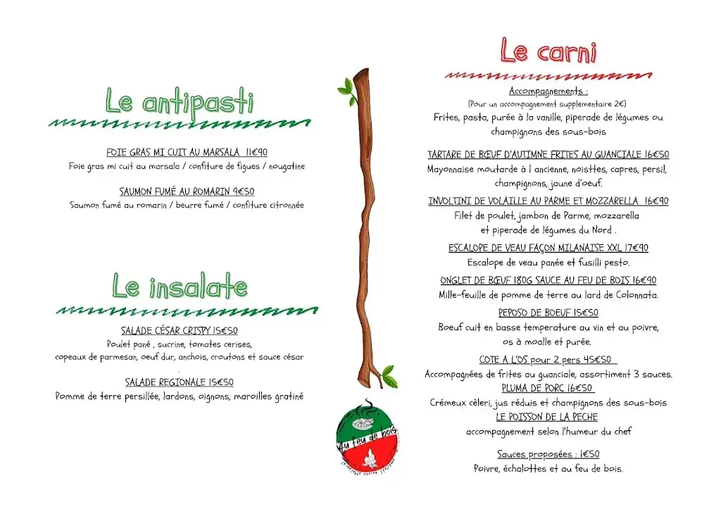 Menu_Au feu de bois Arras_Arras_image_2