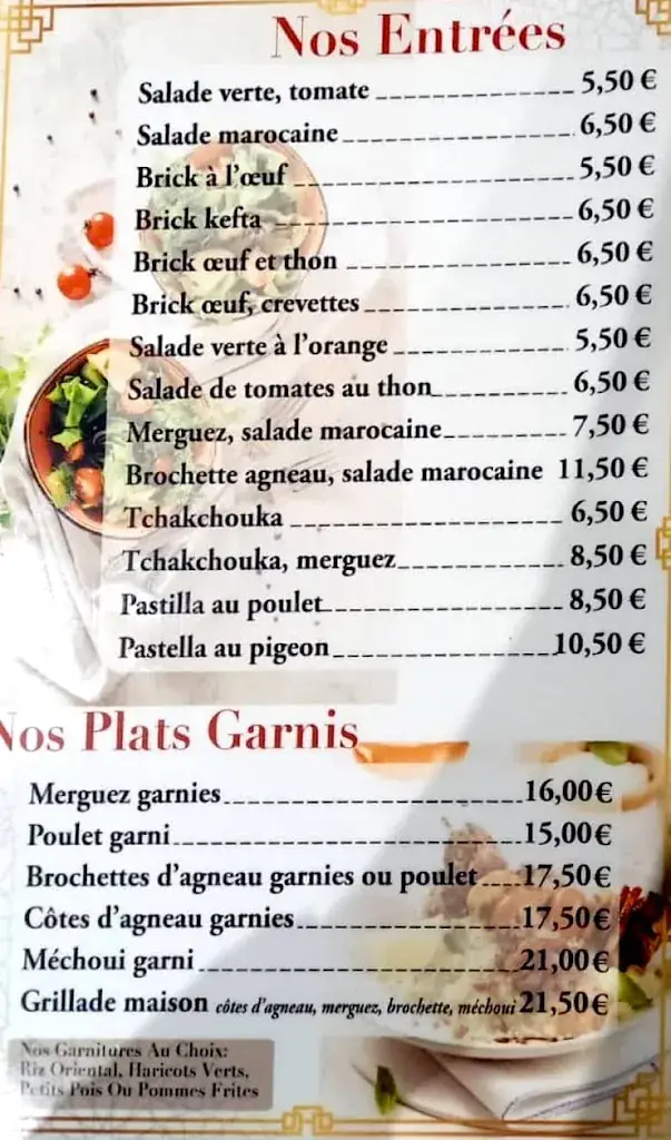 Menu_LE PALMIER D'OR RESTAURANT_Doullens_image_2