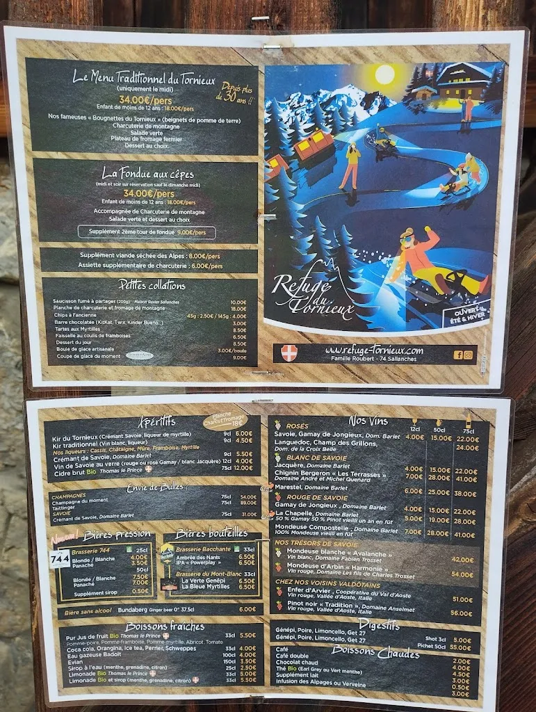 Menu_Refuge du Tornieux_Sallanches_image_3