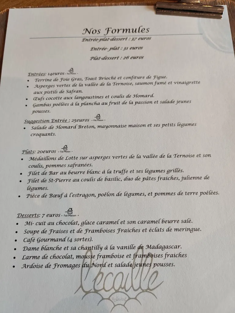 Menu_Restaurant L'écaille_Fournes-en-Weppes_image_2