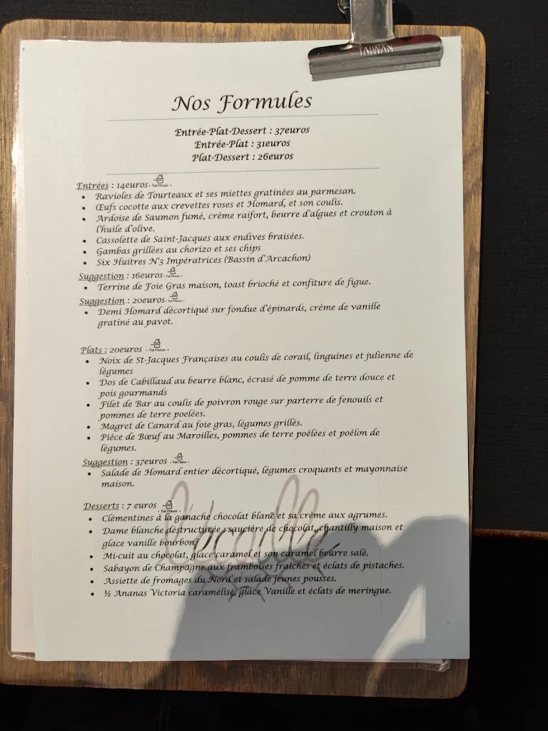 Menu_Restaurant L'écaille_Fournes-en-Weppes_image_4