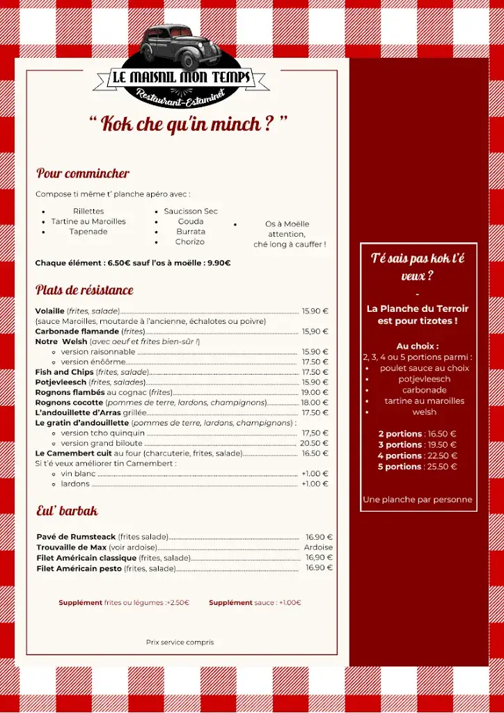 Menu_Le Maisnil Mon Temps - Estaminet_Maisnil_image_1
