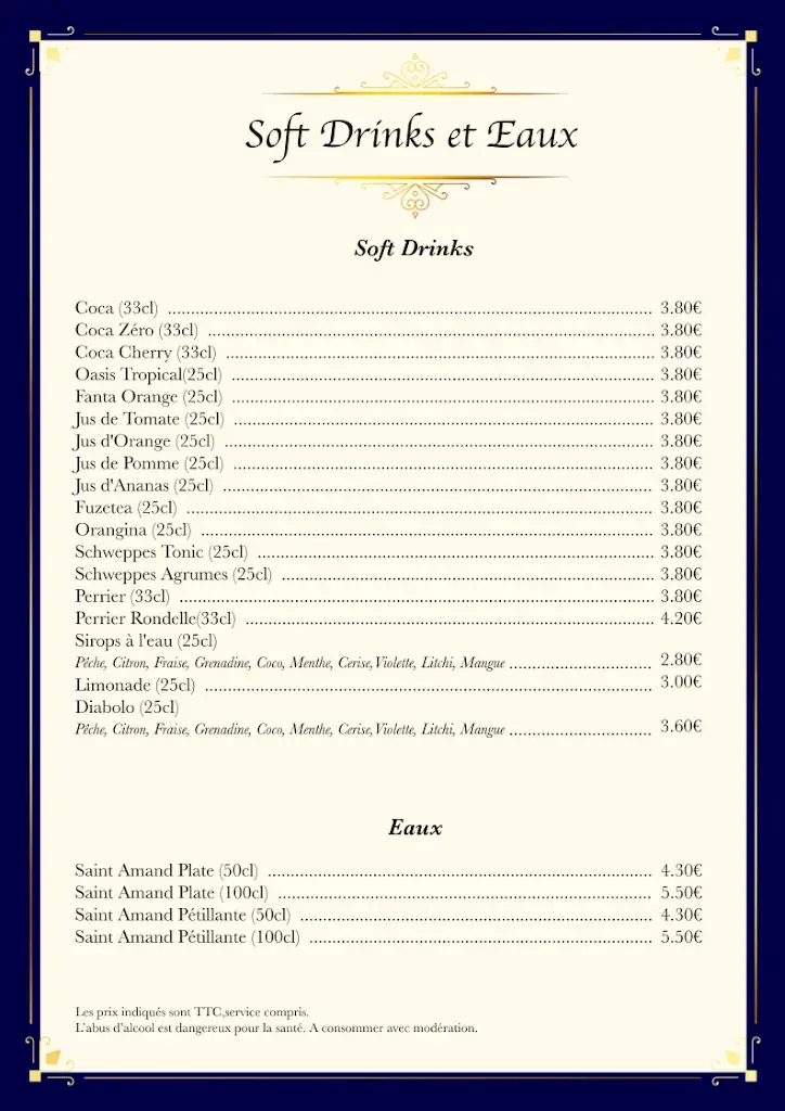 Menu_Restaurant L'Indigo_Douai_image_2