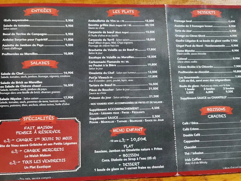 Menu_Le Bistrot Du Tigre_Douai_image_1