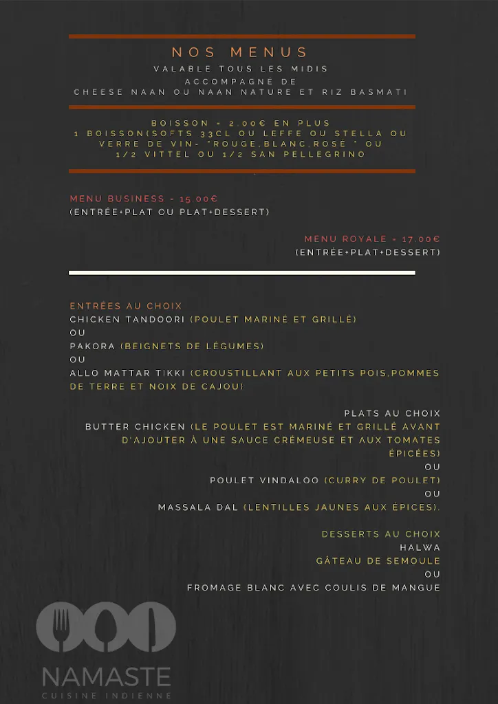 Menu_Namaste_Douai_imagen_1
