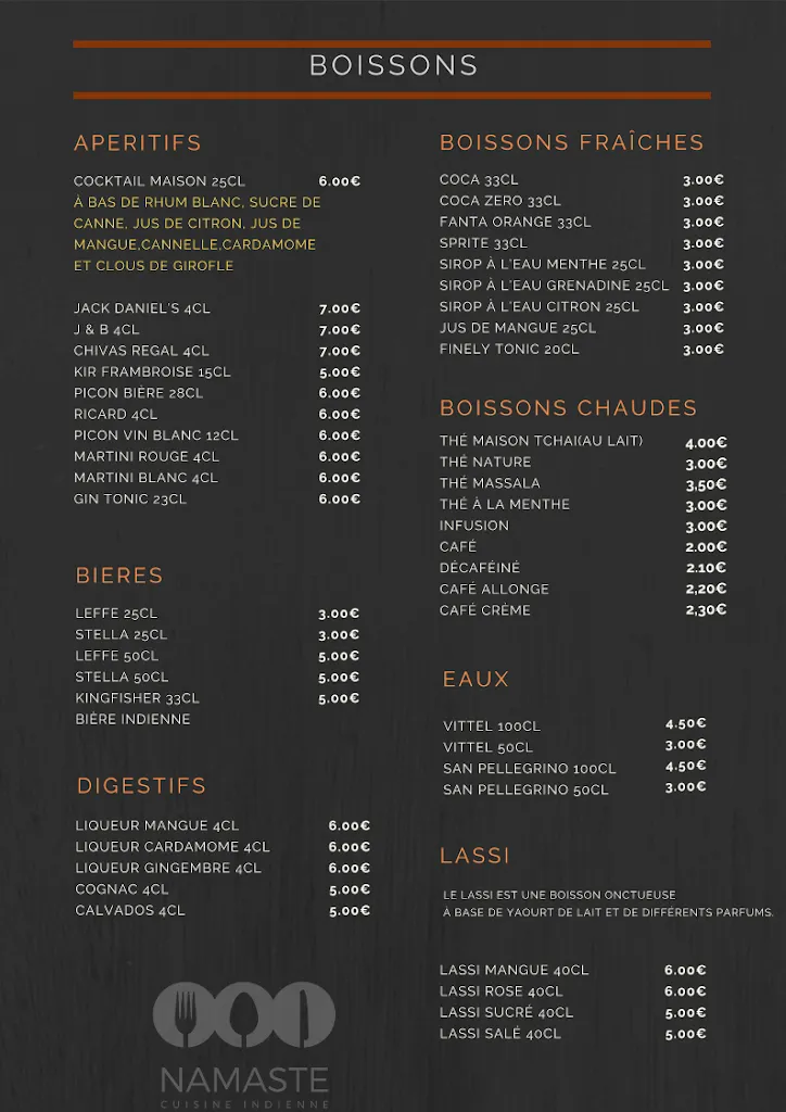 Menu_Namaste_Douai_imagen_2