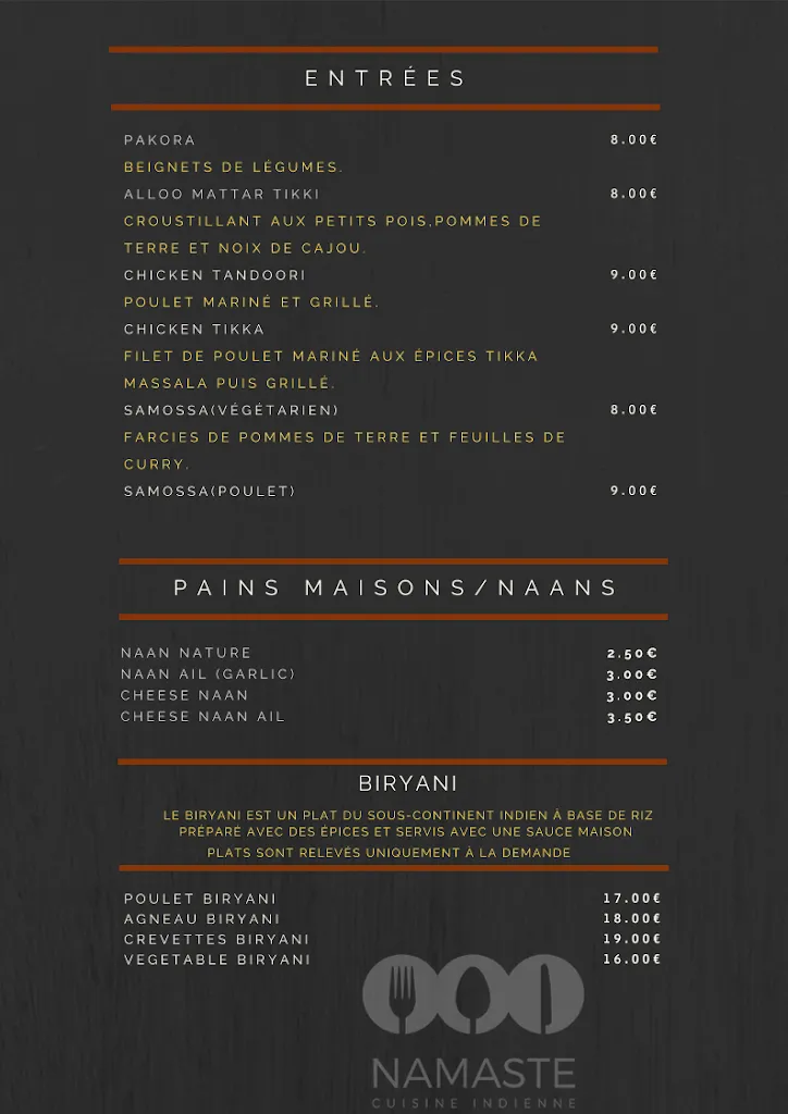 Menu_Namaste_Douai_imagen_4