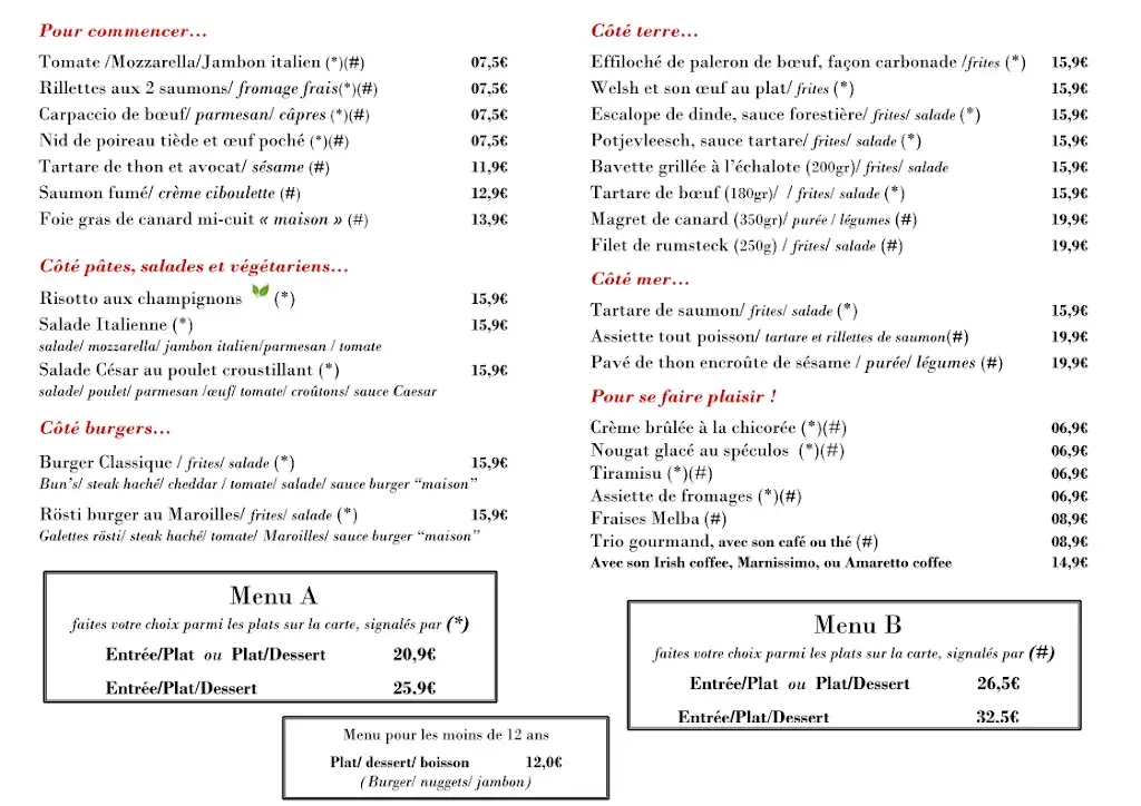 Menu_Le Vintage_Douai_image_1