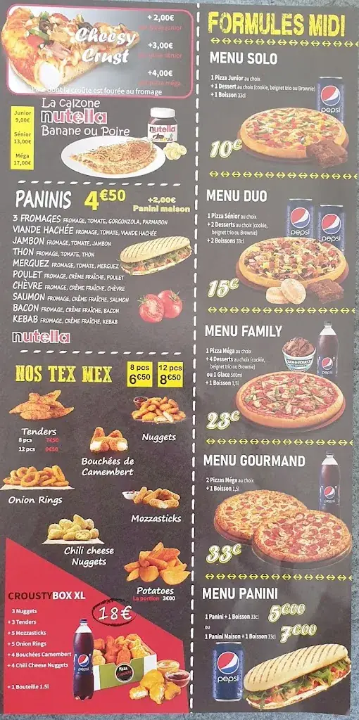 Menu_Pizza crousty desvres_Desvres_image_4