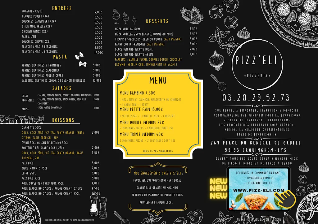 Menu_Pizz'Eli Erquinghem Lys_Erquinghem-Lys_image_1