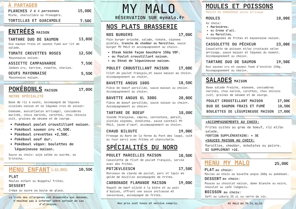 Menu_MY MALO Restaurant Dunkerque_Dunkerque_image_2
