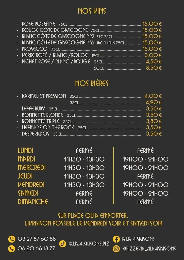 Menu_A LA 4 SAISONS PIZZERIA_Cuincy_image_4