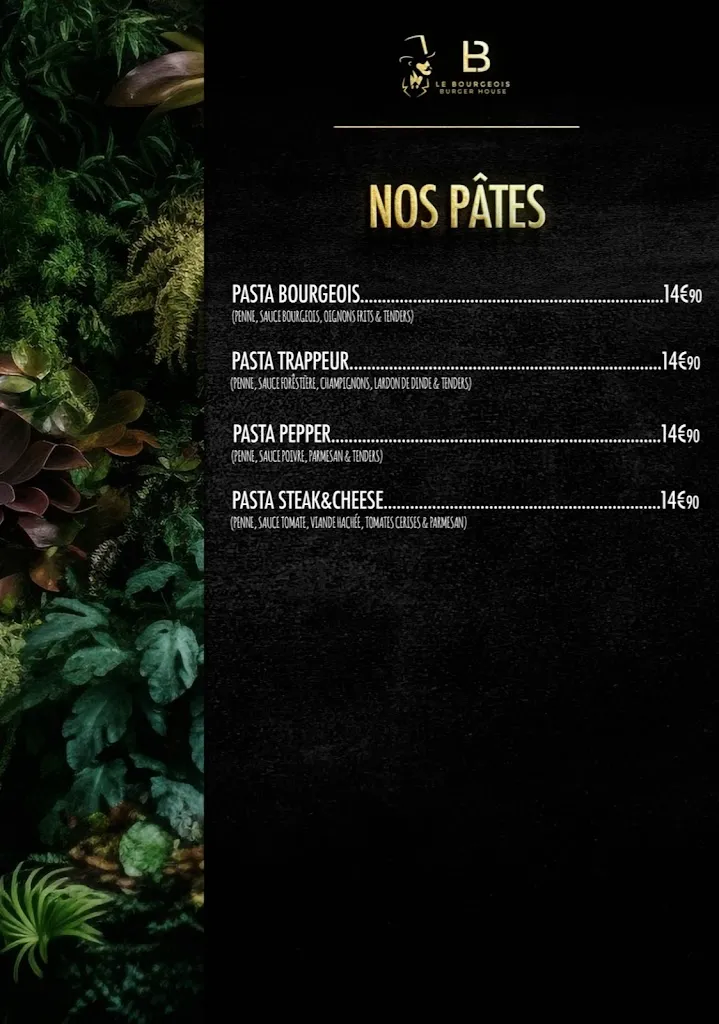 Menu_Le Bourgeois restaurant Bistronomique_Douai_image_2