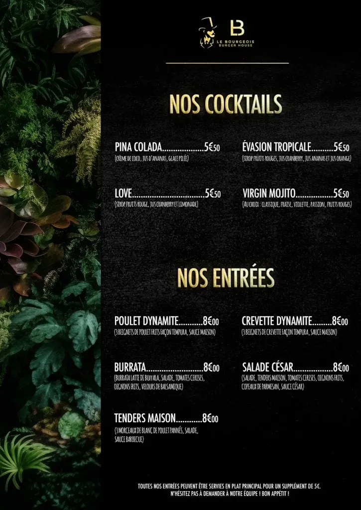 Menu_Le Bourgeois restaurant Bistronomique_Douai_image_4