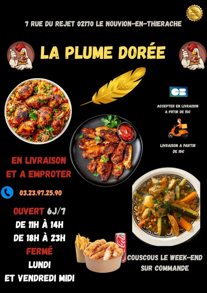 Menu_LA PLUME DORÉE_Nouvion-en-Thiérache_image_4