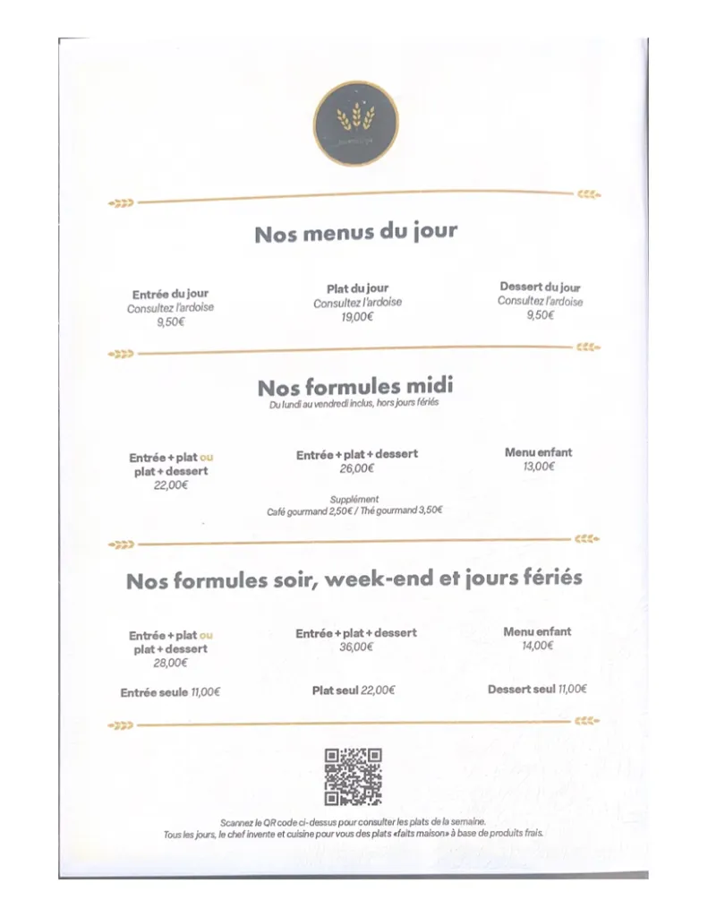 Menu_Restaurant Les Epis d'Or_Champagne-sur-Oise_image_1