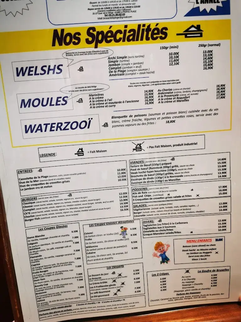 Menu_Bar Brasserie La Plage Le Portel_Portel_image_2
