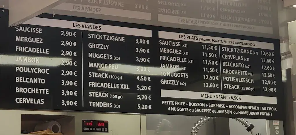 Menu_Friterie 901 Equihen-Plage_Équihen-Plage_image_3