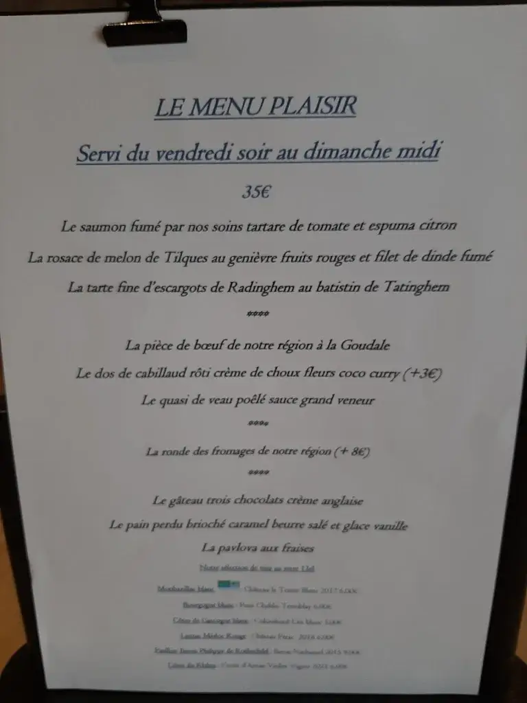 Menu_RIVE (anciennement rallye d'artois)_Houlle_image_4