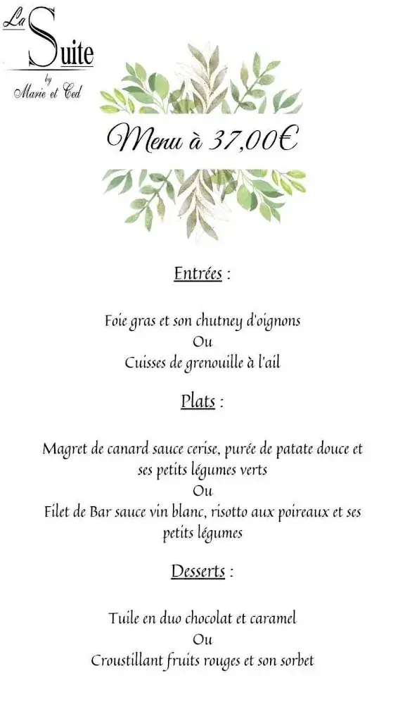 Menu_La Suite by Marie et Ced_Estrée_image_2