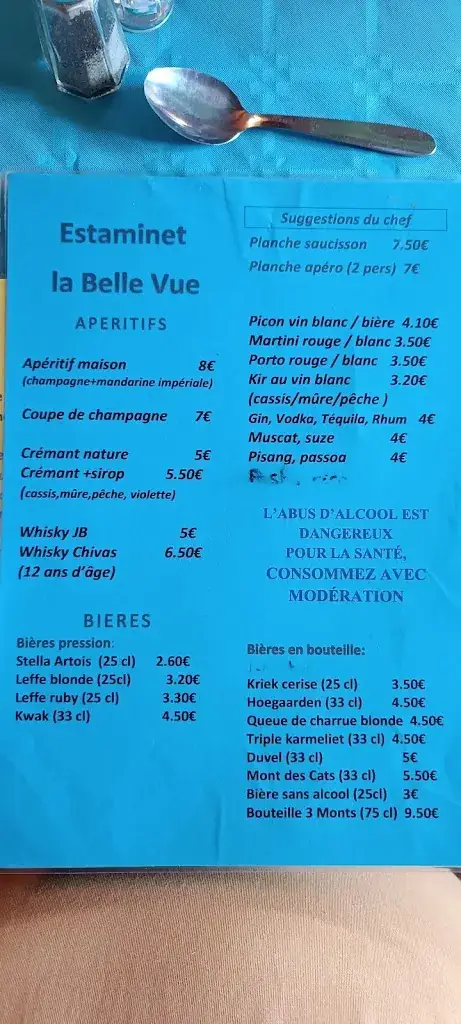Menu_Estaminet la Belle Vue_Wormhout_image_2