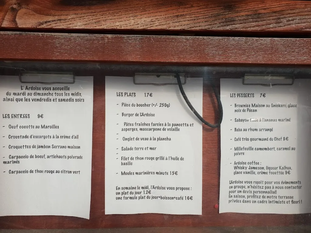 Menu_Restaurant L'Ardoise_Onnaing_image_3