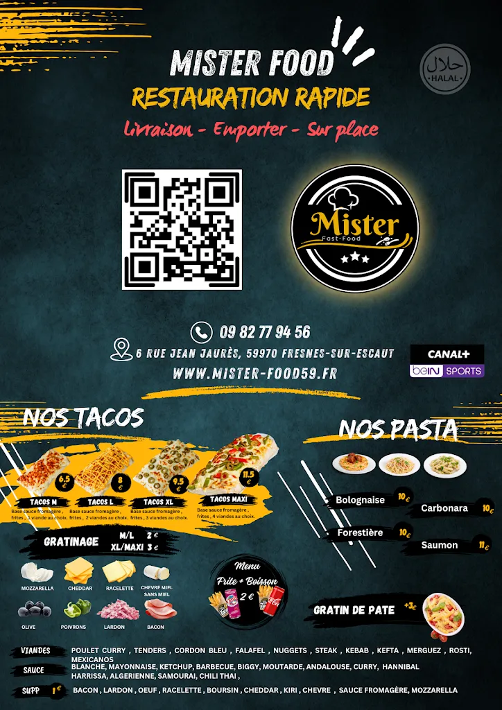 Menu_Mister Food_Fresnes-sur-Escaut_image_1