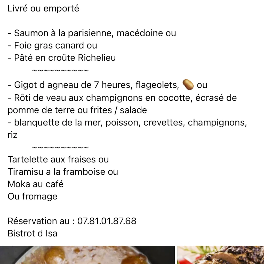 Menu_Bistrot D'isa_Féchain_image_4