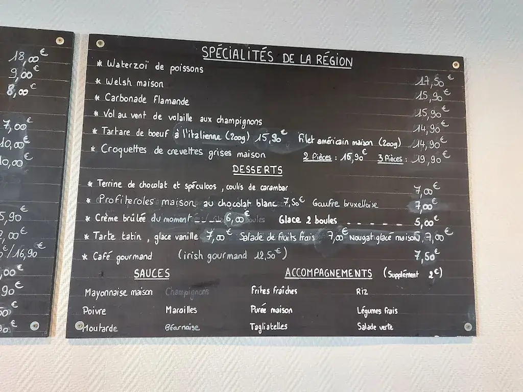 Menu_La Taverne des Layes_Fleurbaix_image_1