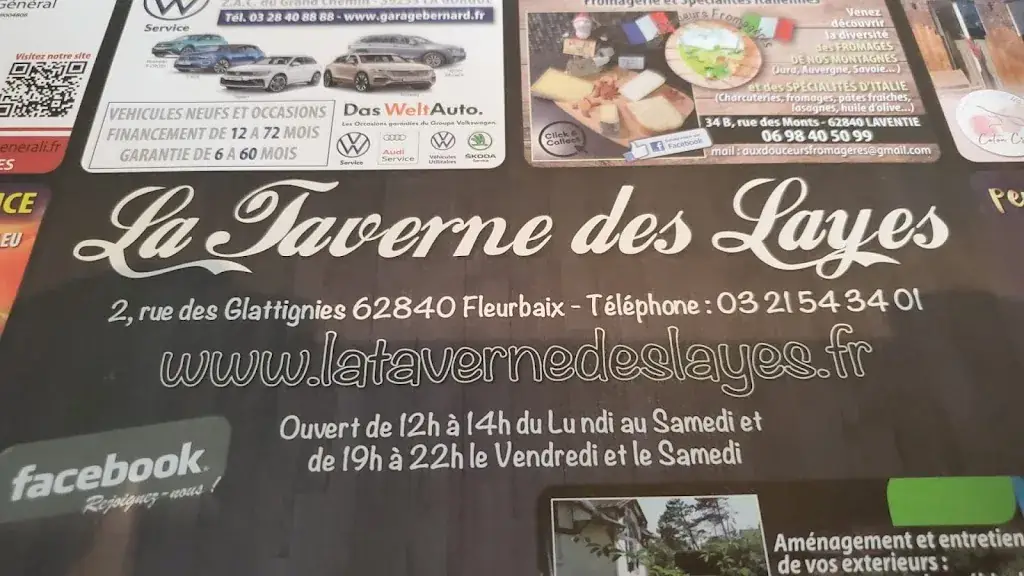 Menu_La Taverne des Layes_Fleurbaix_image_4