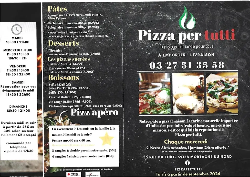 Menu_Pizza Per Tutti_Mortagne-du-Nord_image_1
