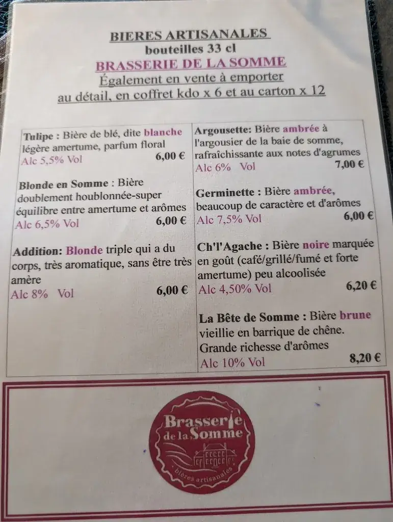 Menu_La Gare Aux Gourmets_Woincourt_image_3