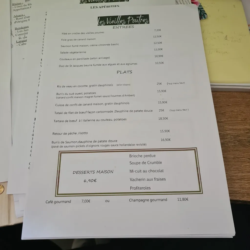 Menu_Auberge des Vieilles Poutres_Fournes-en-Weppes_image_2