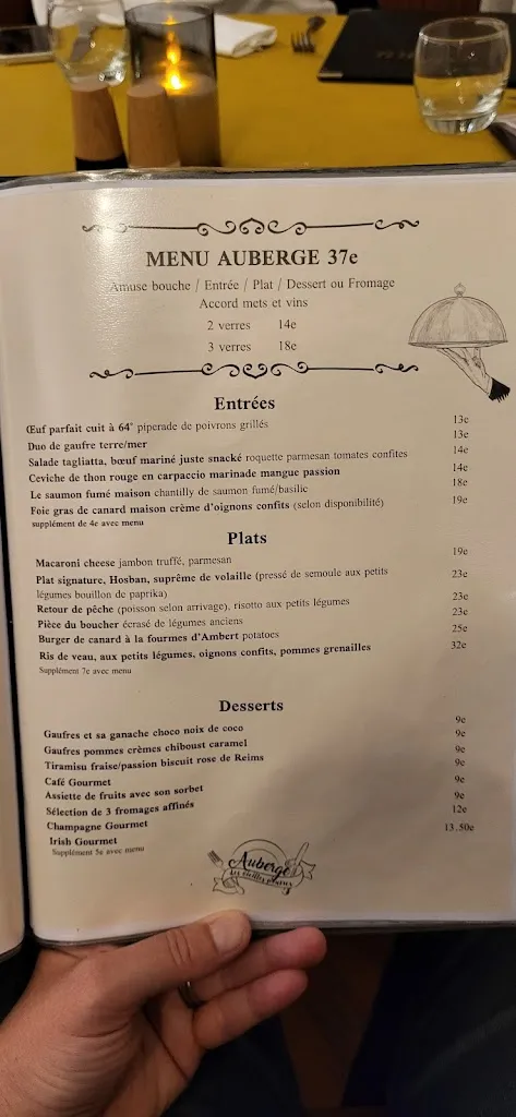 Menu_Auberge des Vieilles Poutres_Fournes-en-Weppes_image_3