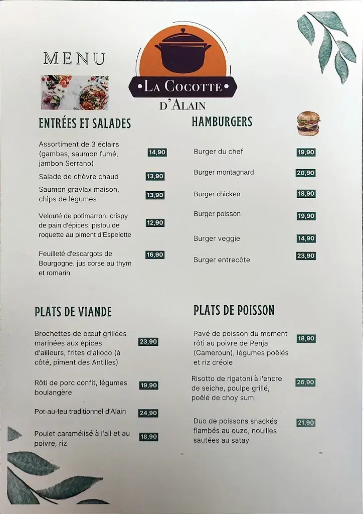 Menu_La cocotte d Alain_Fournes-en-Weppes_image_1