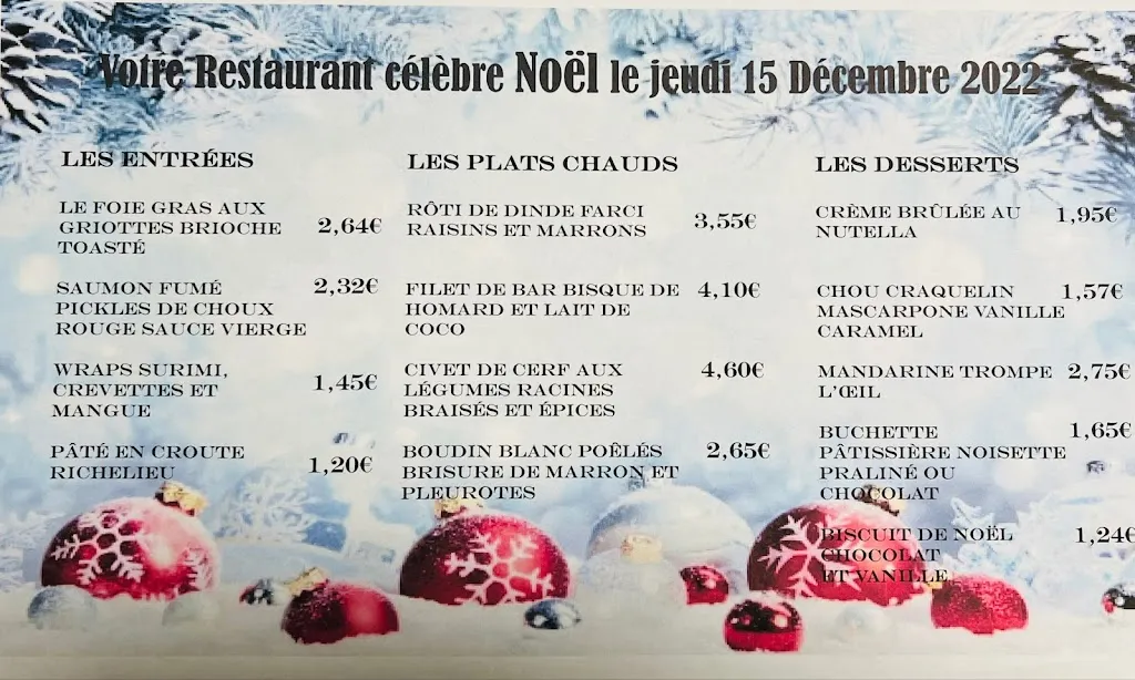 Menu_Restaurant Arcelor Dunkerque_Grande-Synthe_image_1