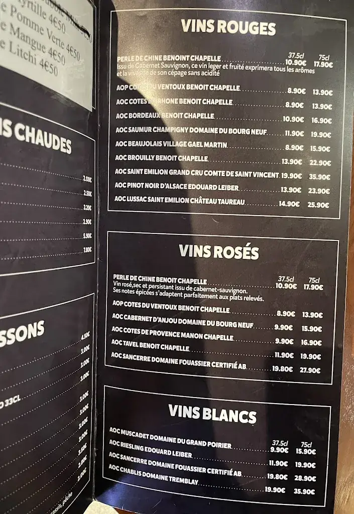 Menu_La Cuisine Impériale_Dunkerque_image_4