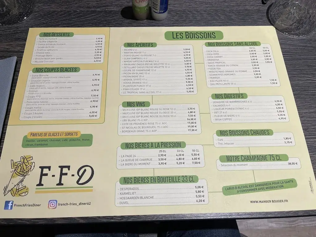 Menu_French Fries Diner FFD_Liévin_image_4