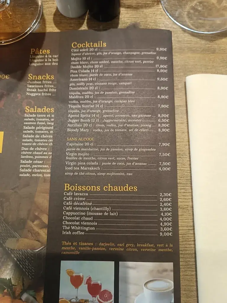 Menu_Le Fahrenheit's / Les Mouettes_Fort-Mahon-Plage_image_1