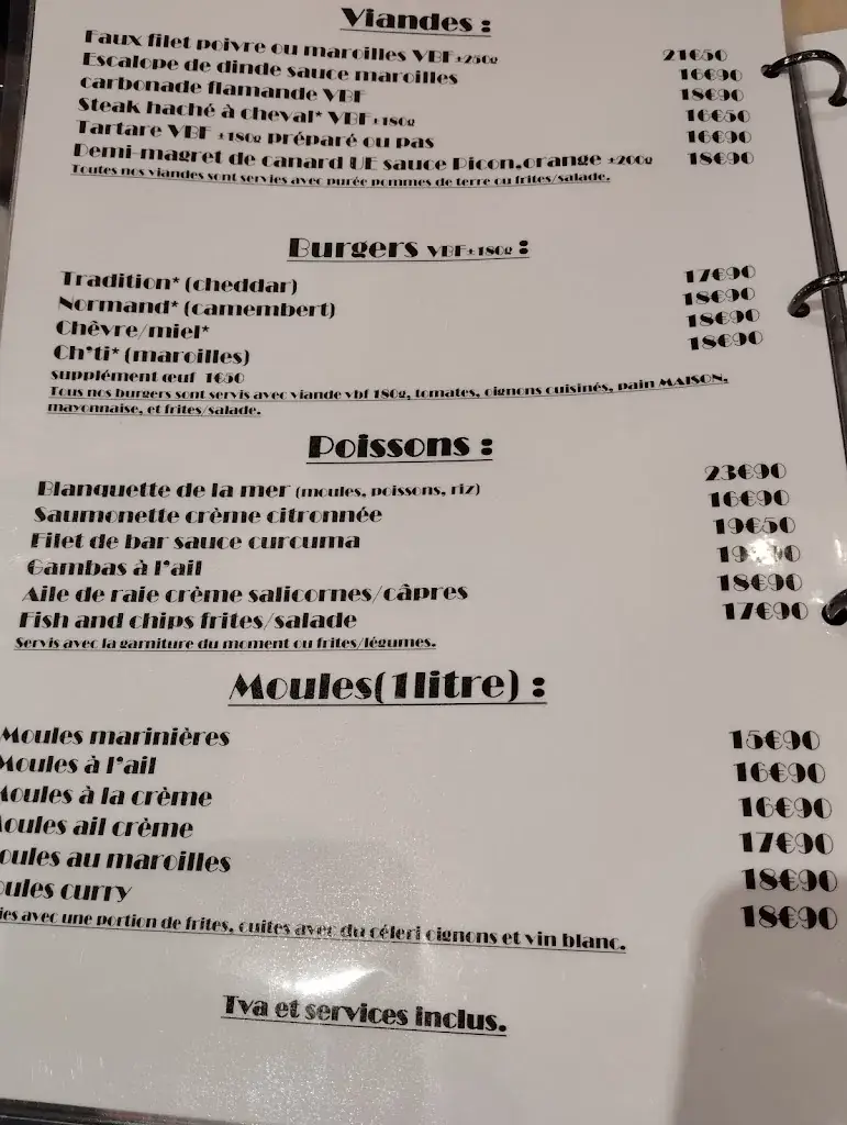 Menu_La Flambée Chez Mélanie et Thibault_Fort-Mahon-Plage_image_3