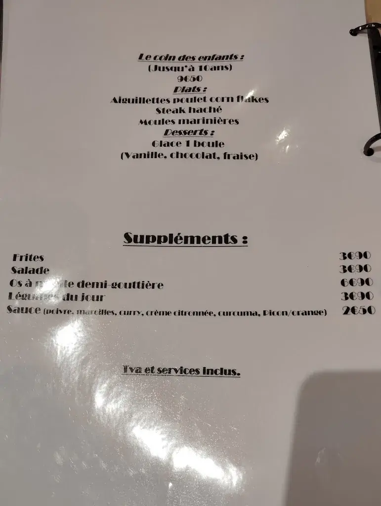 Menu_La Flambée Chez Mélanie et Thibault_Fort-Mahon-Plage_image_4