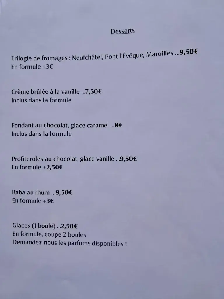 Menu_Auberge de la Louvière_Fort-Mahon-Plage_image_3