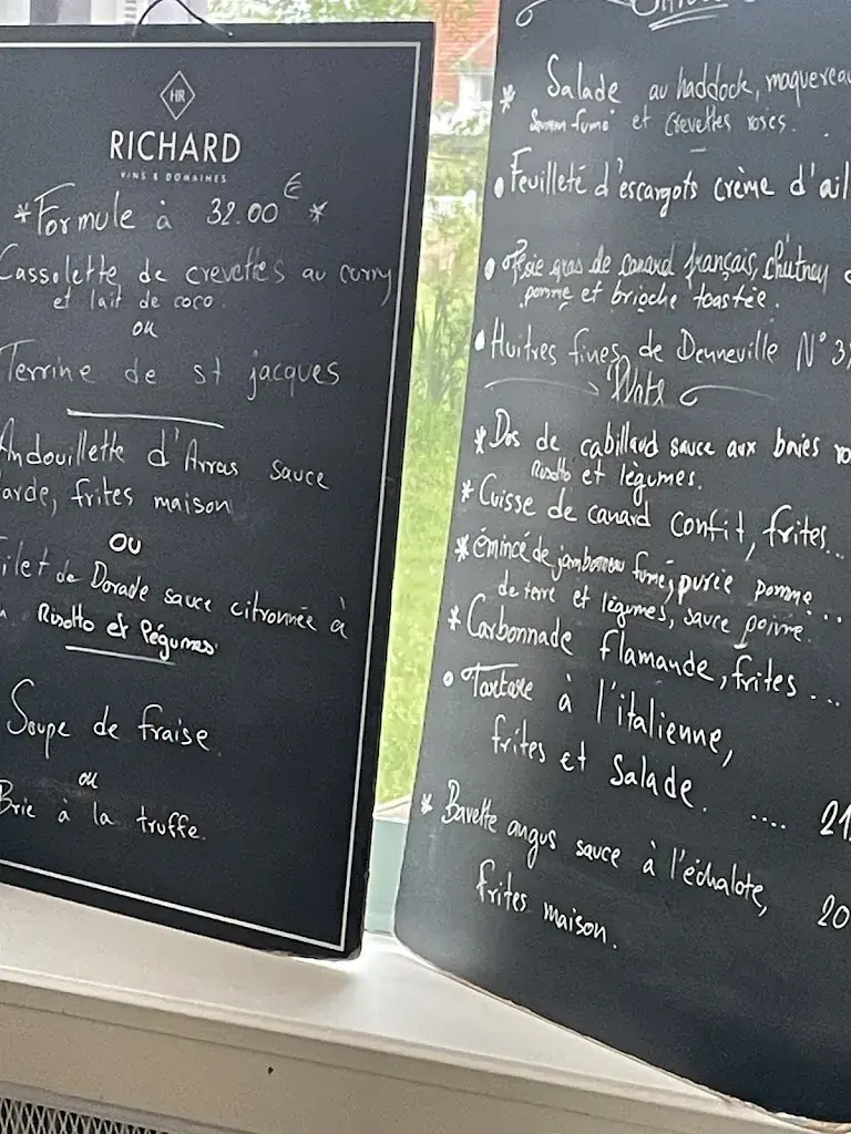 Menu_Auberge de la Louvière_Fort-Mahon-Plage_image_4