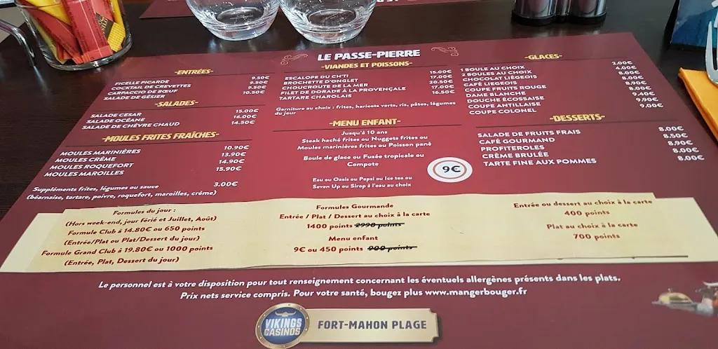Menü_Le Passe Pierre_Fort-Mahon-Plage_Bild_4