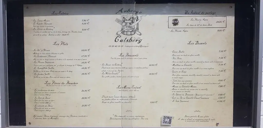 Menu_Auberge du Catsberg_Godewaersvelde_image_1