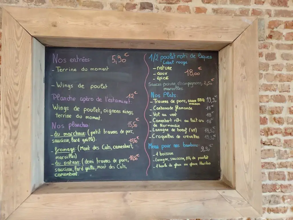 Menu_Au Grand Estaminet du Mont des Cats_Godewaersvelde_image_1