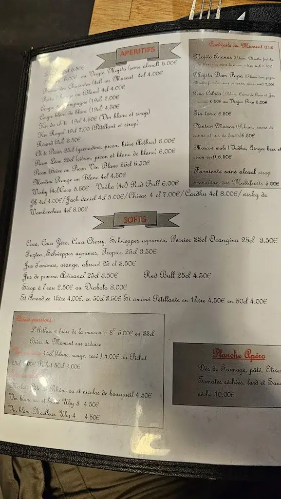 Menu_Estaminet Chez Léon_Estaires_immagine_4