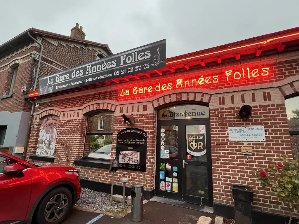La Gare des Années Folles restaurant in Sailly-sur-la-Lys