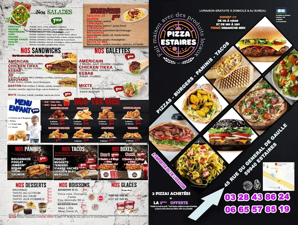 Menu_Pizza Estaires_Estaires_image_2