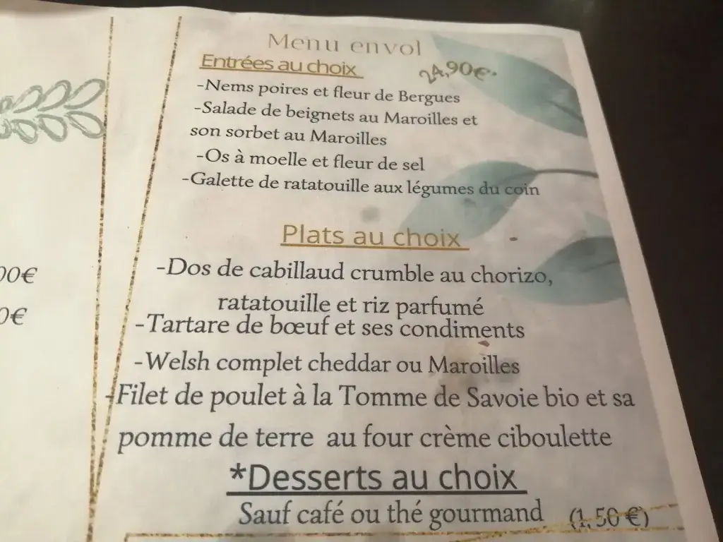 Menu_L'hélice Restaurant_Lestrem_image_3